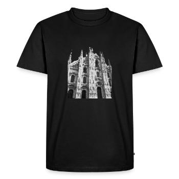 Duomo di Milan - cut out - Men's Premium Organic T-Shirt - black - Front - Nico (187cm)