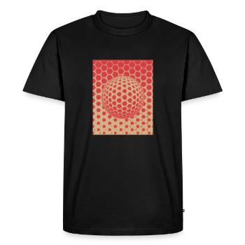 globe - T-shirt Premium bio Homme - noir - Devant - Nico (187cm)