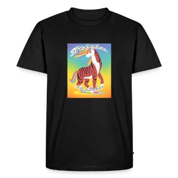 B* s’il vous plaît, je suis fabuleux! - T-shirt Premium bio Homme - noir - Devant - Nico (187cm)