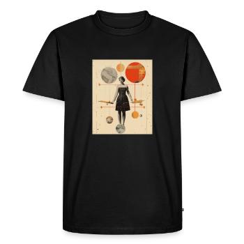 Sagittarius - Men's Premium Organic T-Shirt - black - Front - Nico (187cm)