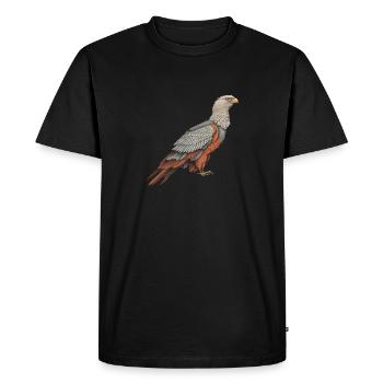 Eagle, Bird, Bird of Prey, Feather, Animal, Wildlife, Feather - Men's Premium Organic T-Shirt - black - Front - Nico (187cm)