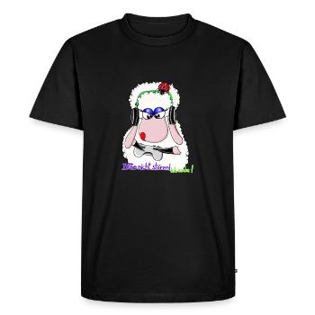 Please don't disturb, I'm gambling! Wolly Sheepling - Men's Premium Organic T-Shirt - black - Front - Nico (187cm)