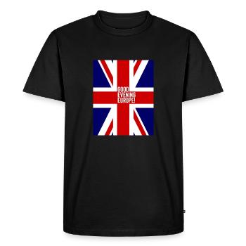 Eurovision UK - Men's Premium Organic T-Shirt - black - Front - Nico (187cm)