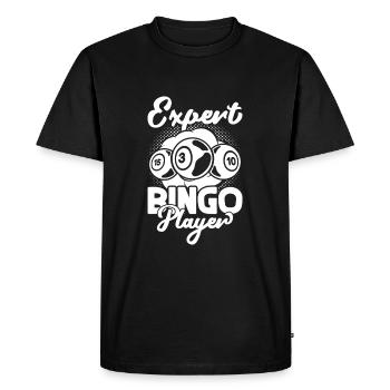 Bingo Player Expert Player Bingo - T-shirt Premium bio Homme - noir - Devant - Nico (187cm)