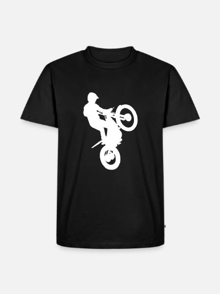 Trial - Moto Trial - Motorsykkelprøve - Premium økologisk T-skjorte for menn - svart