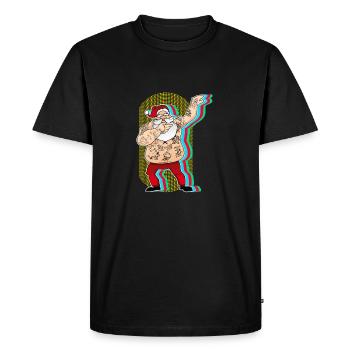 Dab Père Noël cadeau de Noël Dabb - T-shirt Premium bio Homme - noir - Devant - Nico (187cm)