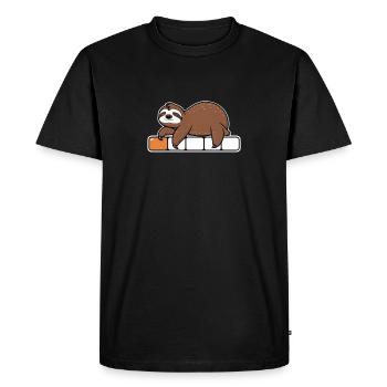 Une ronde de refroidissement - T-shirt Premium bio Homme - noir - Devant - Nico (187cm)