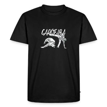 Capoeira - Danse de combat - Capoeira Arts martiaux - T-shirt Premium bio Homme - noir - Devant - Nico (187cm)