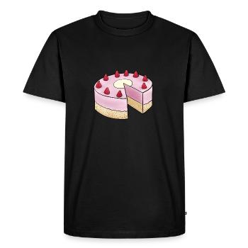 Gâteau pour le look parent-bébé-partenaire - T-shirt Premium bio Homme - noir - Devant - Nico (187cm)
