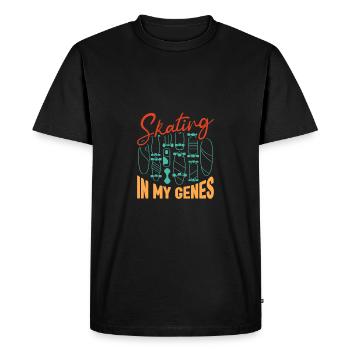 Conception de planche à roulettes pour planche à roulettes - T-shirt Premium bio Homme - noir - Devant - Nico (187cm)