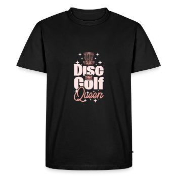 Disques Filles Golf Queen - T-shirt Premium bio Homme - noir - Devant - Nico (187cm)