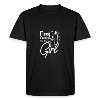 Need candles I'm your girl, candle making - Men's Premium Organic T-Shirt - black - Front - Nico (187cm)