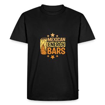 Barres énergétiques mexicaines Tamale - T-shirt Premium bio Homme - noir - Devant - Nico (187cm)