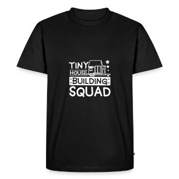 Escouade de construction de -maisons - T-shirt Premium bio Homme - noir - Devant - Nico (187cm)