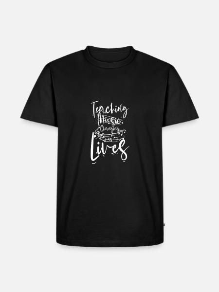 Teaching music changing lives - Men's Premium Organic T-Shirt - black