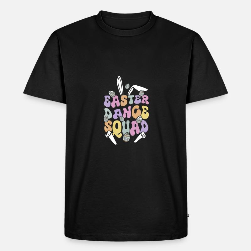 Easter dance squad Easter Day - Männer Premium Bio T-Shirt - Schwarz