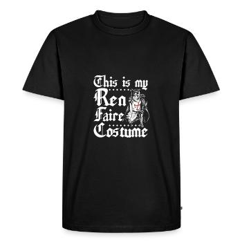 This is my ren faire costume - Men's Premium Organic T-Shirt - black - Front - Nico (187cm)