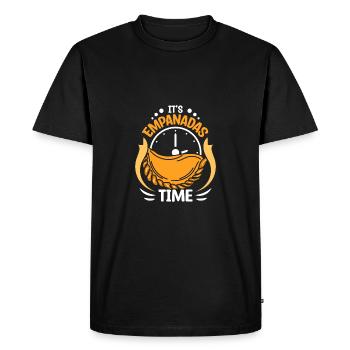 It's empanadas time - Men's Premium Organic T-Shirt - black - Front - Nico (187cm)