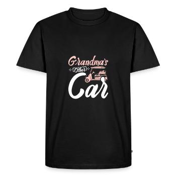 Fête des mères Golf voiturette de golf Mamies autre voiture - T-shirt Premium bio Homme - noir - Devant - Nico (187cm)