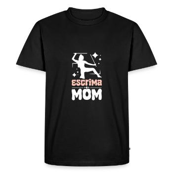 Mothers day Escrima mom - Men's Premium Organic T-Shirt - black - Front - Nico (187cm)