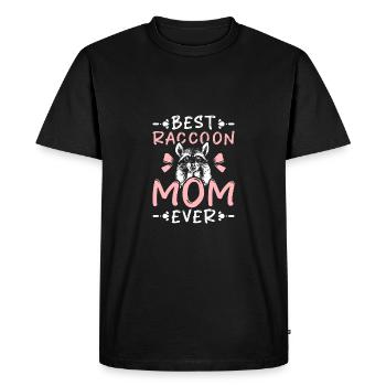 Meilleure maman raton laveur de tous les temps - T-shirt Premium bio Homme - noir - Devant - Nico (187cm)