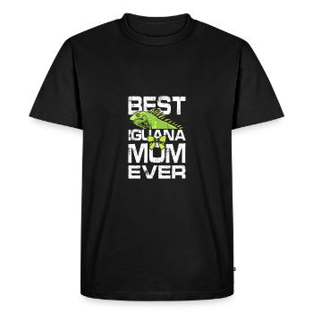 Meilleure maman iguane de tous les temps - T-shirt Premium bio Homme - noir - Devant - Nico (187cm)
