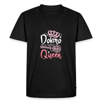 Femmes Fille Dobro Queen - T-shirt Premium bio Homme - noir - Devant - Nico (187cm)