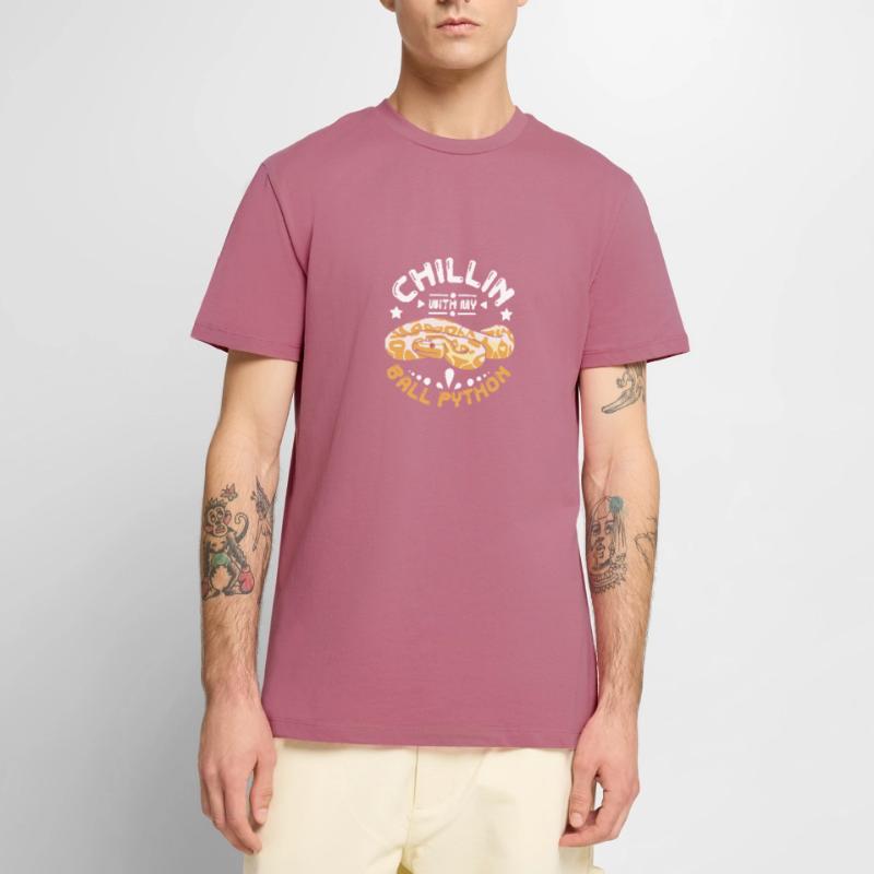 Chillin with my ball python Men's Premium Organic T-Shirt