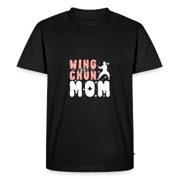 Fête des mères Wing chun Mama Mom - T-shirt Premium bio Homme - noir - Devant - Nico (187cm)