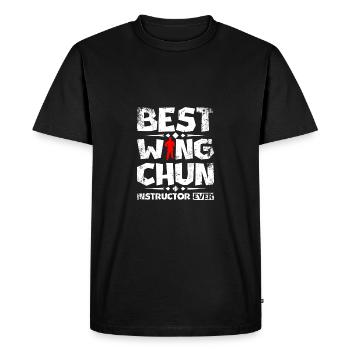 Meilleur instructeur de Wing chun de tous les temps - T-shirt Premium bio Homme - noir - Devant - Nico (187cm)