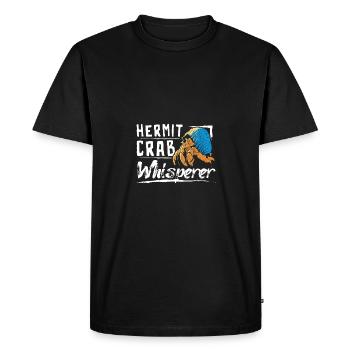 Chuchoteur de bernard-l’ermite - T-shirt Premium bio Homme - noir - Devant - Nico (187cm)