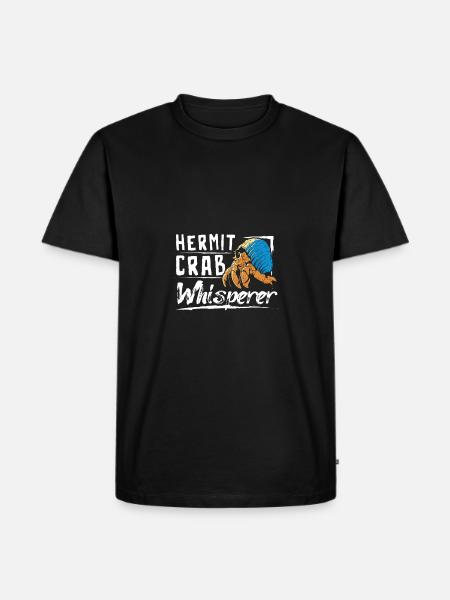 Chuchoteur de bernard-l’ermite - T-shirt Premium bio Homme - noir