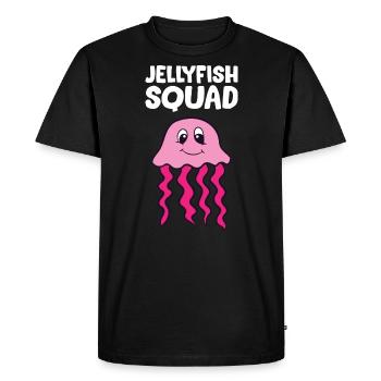 Jellyfish - Jellyfish Squad - Men's Premium Organic T-Shirt - black - Front - Nico (187cm)