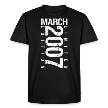 March 2007 March Anniversary March 2007 - Men's Premium Organic T-Shirt - black - Front - Nico (187cm)