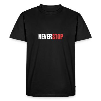 Gamestop GME share trading - Men's Premium Organic T-Shirt - black - Front - Nico (187cm)