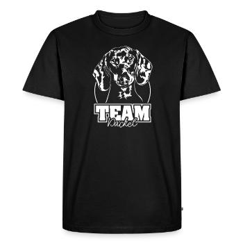 TEAM Teckel Chien Chiens Wilsigns - T-shirt Premium bio Homme - noir - Devant - Nico (187cm)