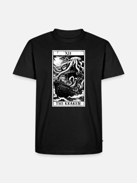 kraken tarot - Men's Premium Organic T-Shirt - black