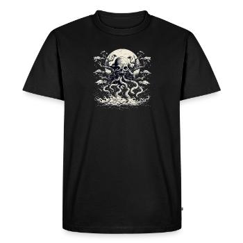 Octopus Tree 2 - T-shirt Premium bio Homme - noir - Devant - Nico (187cm)