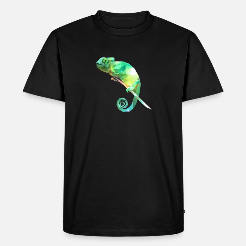 chameleon - Men's Premium Organic T-Shirt - black