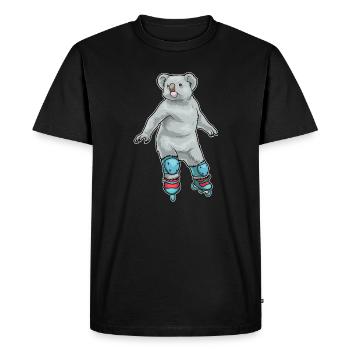 Koala Inline skating Inline skates - Men's Premium Organic T-Shirt - black - Front - Nico (187cm)