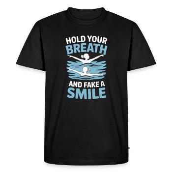 Synchronized swimming Artistic swimming Water sports - Men's Premium Organic T-Shirt - black - Front - Nico (187cm)