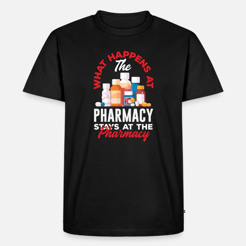 Apotheker Pharmazeutisch-technischer - Männer Premium Bio T-Shirt - Schwarz