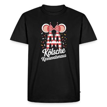 Cologne Carnaval Mouse Cologne Carnaval Cologne Mouse - T-shirt Premium bio Homme - noir - Devant - Nico (187cm)