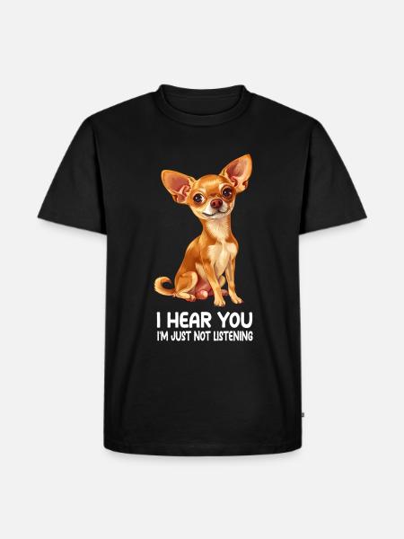 Chihuahua - Men's Premium Organic T-Shirt - black