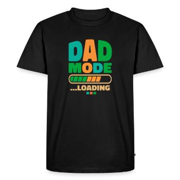Loading in Dad Mode Loading - Men's Premium Organic T-Shirt - black - Front - Nico (187cm)
