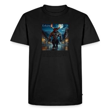Sardaigne Mythologique Boe02a - T-shirt Premium bio Homme - noir - Devant - Nico (187cm)