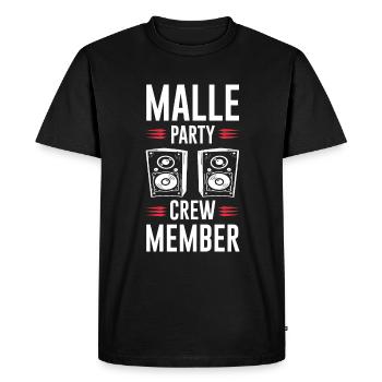 Équipage de Malle Party - T-shirt Premium bio Homme - noir - Devant - Nico (187cm)