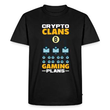 Crypto-monnaie Récompenses Gaming Blockchain Gamer - T-shirt Premium bio Homme - noir - Devant - Nico (187cm)