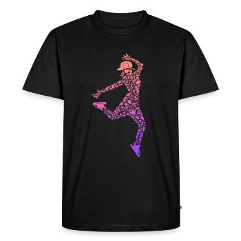 Breakdancer Breakdance Women Girls Breakdancing - Men's Premium Organic T-Shirt - black - Front - Nico (187cm)