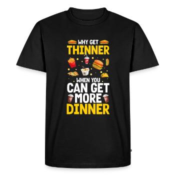 Tout ce que vous pouvez manger Hotel Grill gourmandises - T-shirt Premium bio Homme - noir - Devant - Nico (187cm)